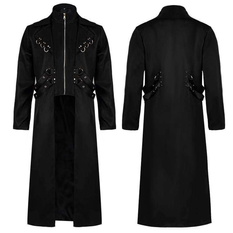 Ethnic Clothing & Online Fashion Store Khaadi Us - ハロウィン中世ルネッサンスパンクジャケットパフォーマンスコスチュームヴィンテージゴシックロングドレスコート女性のエスニックステージ服