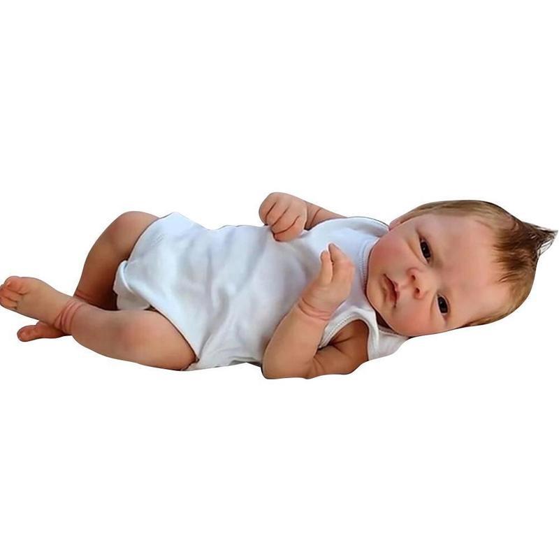 Ethnic Fashion Girls - ムネカス・リボーン 48cm フルボディ ソフトシリコン製幼児人形 本物そっくりのリアルタッチ 高品質人形