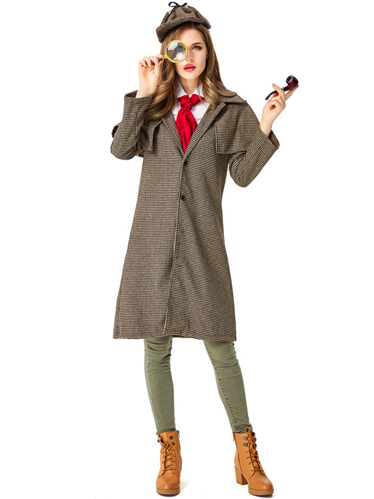 ホームズシャーロックロールプレイング子供用大人用ハロウィンコ - Ethnic Clothing & Online Fashion Store Khaadi Us のレビューと価格