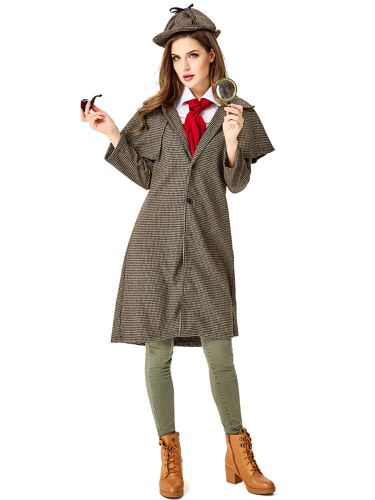 ホームズシャーロックロールプレイング子供用大人用ハロウィンコ - Ethnic Clothing & Online Fashion Store Khaadi Us のレビューと価格