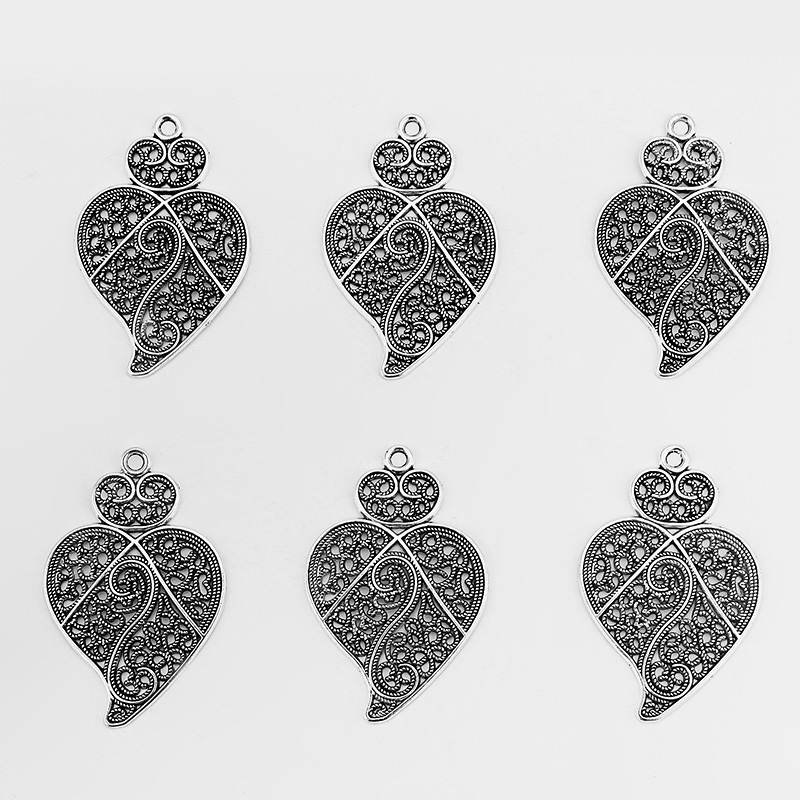 3ピース/セットエスニック彫花失恋ロックポインター幾何チャー - Ethnic Fashion Accessories のレビューと価格