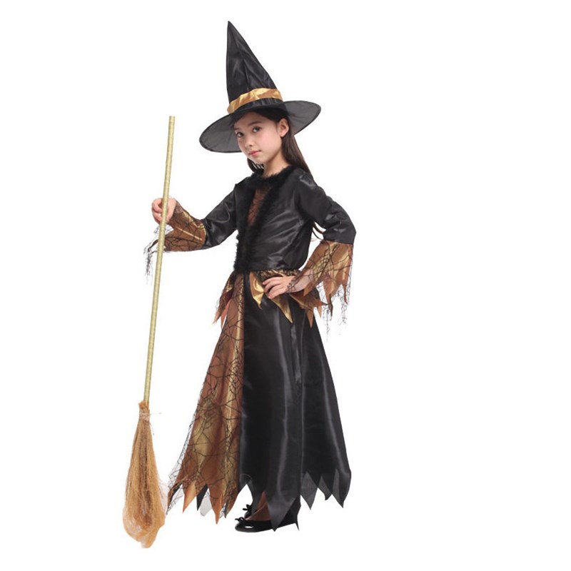 ハロウィン魔女ウィザードコスチュームコスプレ女の子の伝統的な - Ethnic Fashion Brands のレビューと価格