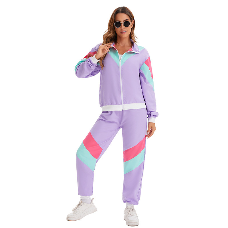 ハロウィンコスチューム 80年代 長ズボンセット ダンス衣装 - Ethnic Fashion Brands のレビューと価格