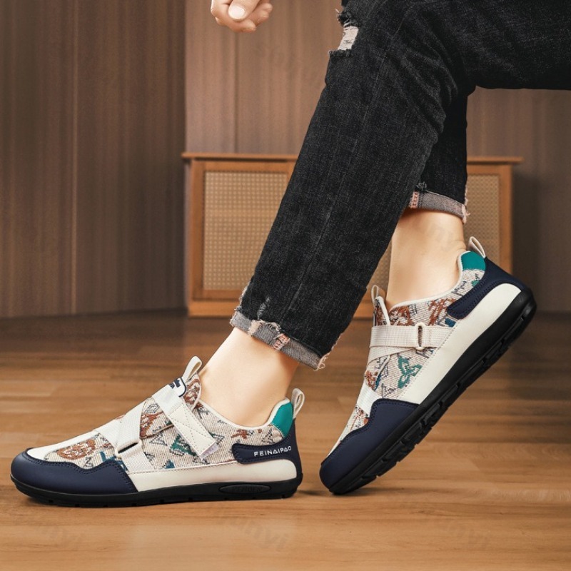 エスニック柄迷彩キャンバスカジュアルスポーツシューズ メンズ - Ethnic Fashion Trends 2025 のレビューと価格