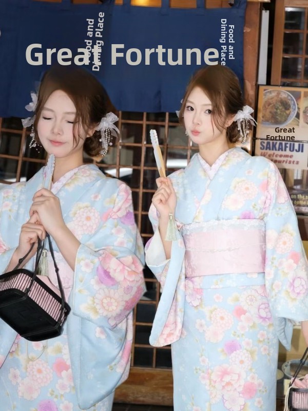 新しいヴィンテージ日本の伝統的な着物写真撮影衣装撮影バスロー - Ethnic Fashion Girls のレビューと価格