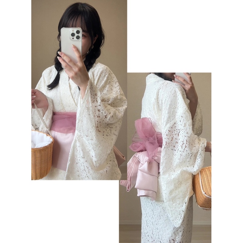 夏着物バスローブベルトレース着物ベルトアクセサリーレーススカ - Ethnic Clothing & Online Fashion Store Khaadi Us のレビューと価格