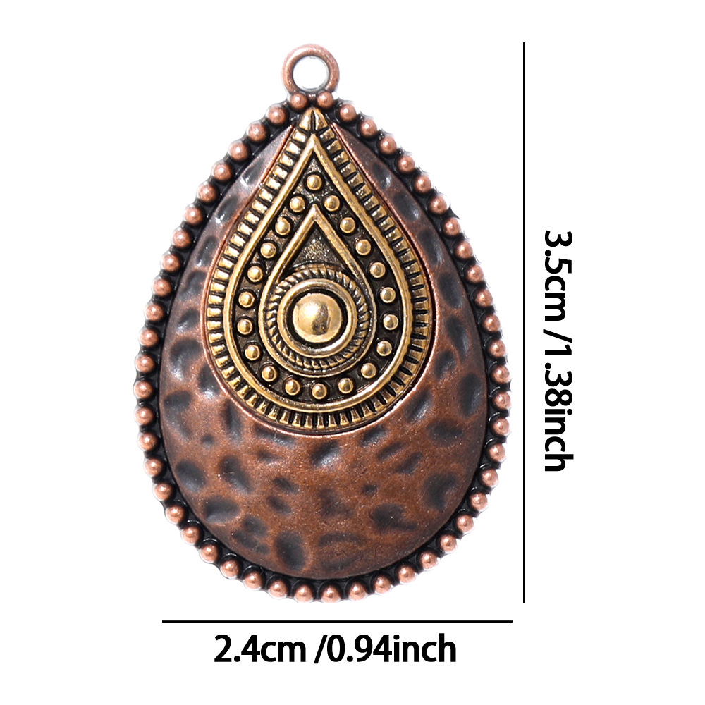レトロヴィンテージエスニックボヘミアティアドロップペンダント - Ethnic Fashion Accessories のレビューと価格