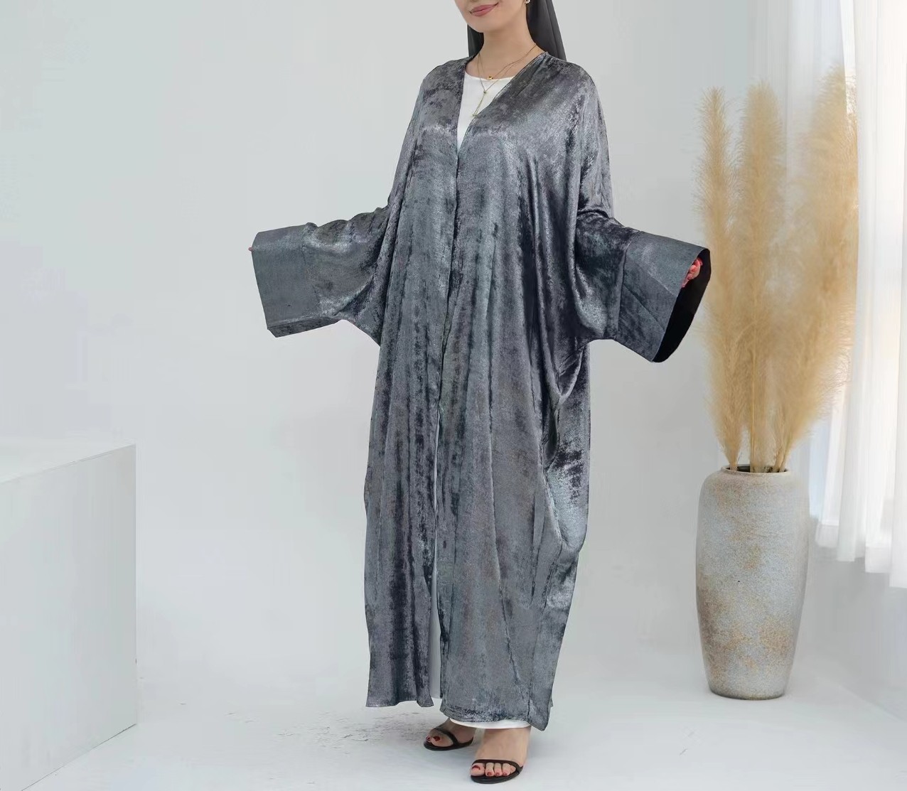 ファッショナブルなパッチワークオープンカーディガンワンピース - Ethnic Clothing & Online Fashion Store Khaadi Us のレビューと価格