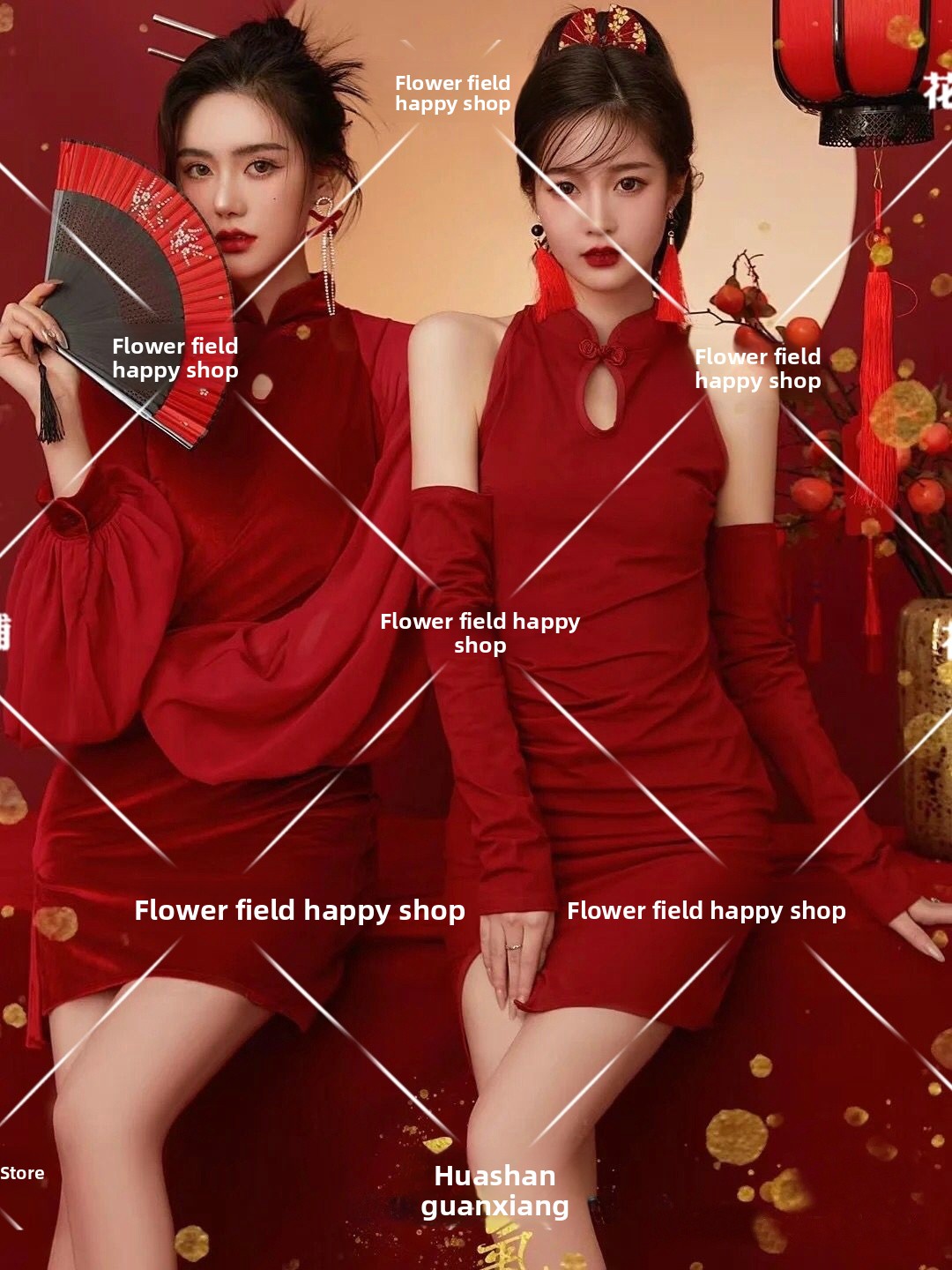 新年ヴィンテージ写真スタジオファッショナブルな親友ポートレー - Ethnic Clothing & Online Fashion Store Khaadi Us のレビューと価格